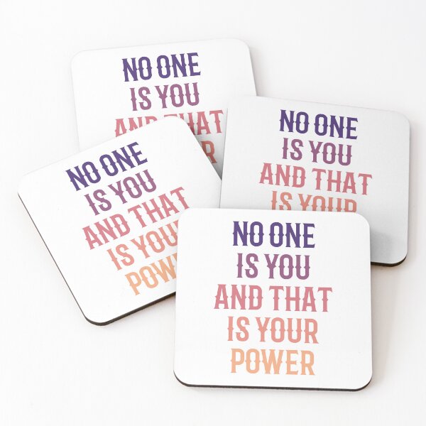 Item preview, No one is you & that is your power, empowerment , equality  designed and sold by amine707.