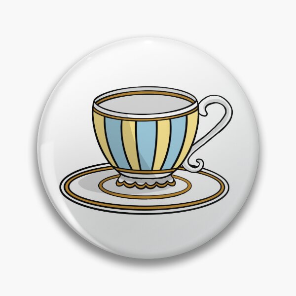 Item preview, Striped Teacup designed and sold by honeybeepaper.