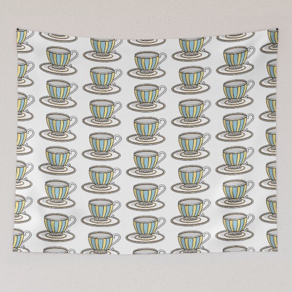 Item preview, Striped Teacup designed and sold by honeybeepaper.
