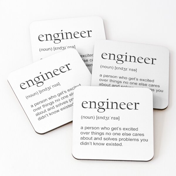 Item preview, Engineer funny dictionary Quote  designed and sold by 4You4U.