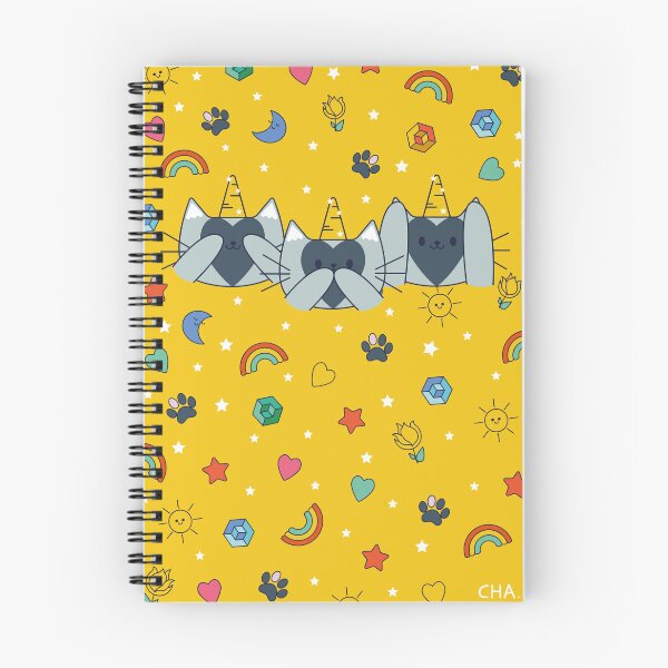 Item preview, Thsee wise unicorn cats designed and sold by Charlotte Fromentin.