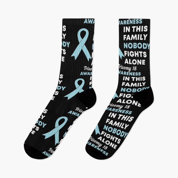 Item preview, In This Family Nobody Fights Alone Trisomy 18 Awareness designed and sold by Color-Sparkle.