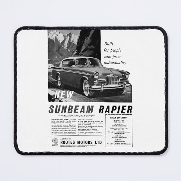 Item preview, Sunbeam Rapier classic car advert, 1959 designed and sold by Random Railways.