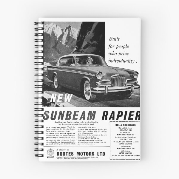 Item preview, Sunbeam Rapier classic car advert, 1959 designed and sold by Random Railways.