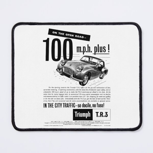 Item preview, Triumph TR3 classic car advert, 1959 designed and sold by Random Railways.
