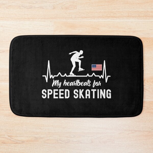 Item preview, My Heartbeats For Speed Skating, Speed Skating Fan designed and sold by SportyDogShop.