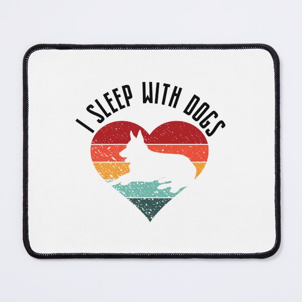 Item preview, Retro Sunset I Sleep With Dogs Gift for Dog Lovers Pet, German Shepherd Gifts designed and sold by OUSSAMAVIP.