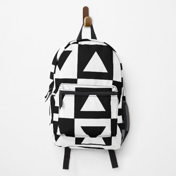 Item preview, Modern Geometric Black & White Triangle designed and sold by THEDESIGNERTTY.