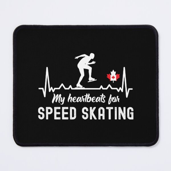 Item preview, My Heartbeats For Speed Skating, Speed Skating Fan designed and sold by SportyDogShop.