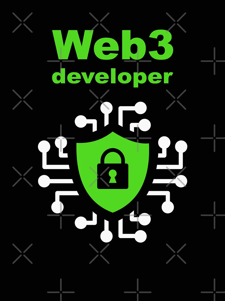 Thumbnail 4 of 4, Relaxed T-Shirt, Web3 Developer, Blockchain Developer, Cryptocurrency, Software Engineer, Computer Science, Fullstack Developer, Programming Humor, Dark designed and sold by Max-Wear.