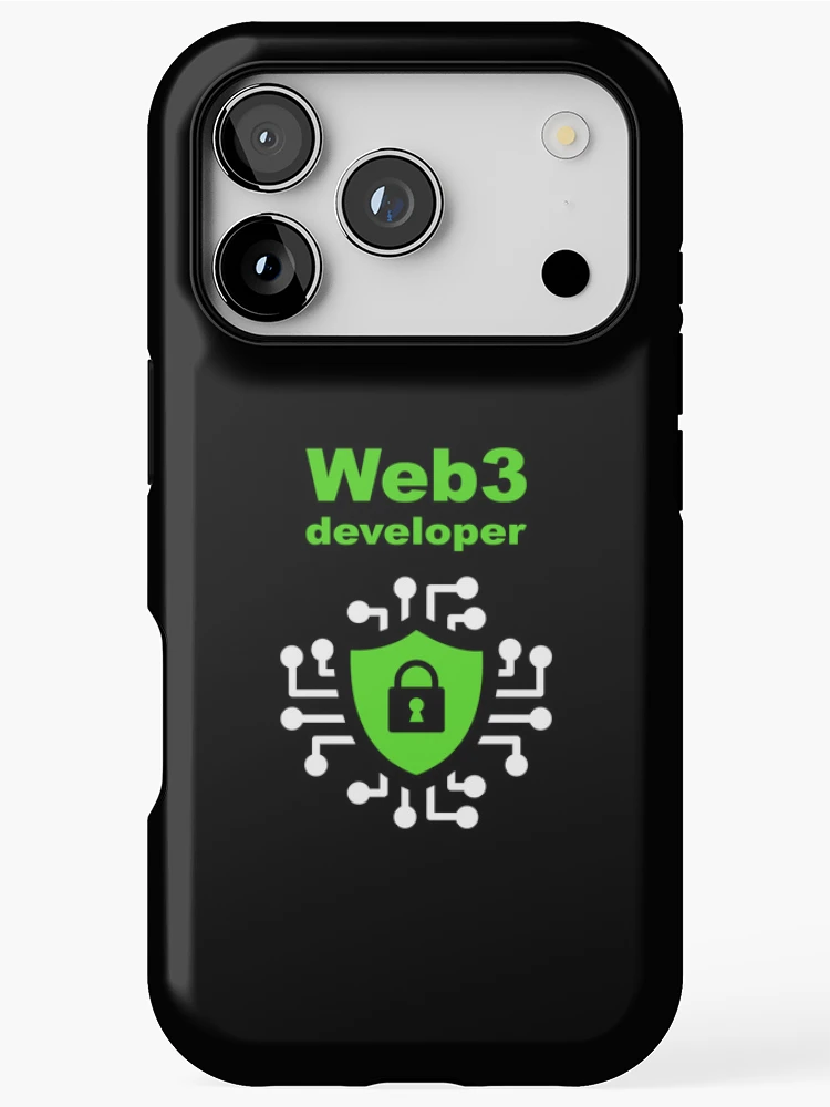 Thumbnail 1 of 4, iPhone Case, Web3 Developer, Blockchain Developer, Cryptocurrency, Software Engineer, Computer Science, Fullstack Developer, Programming Humor, Dark designed and sold by Max-Wear.