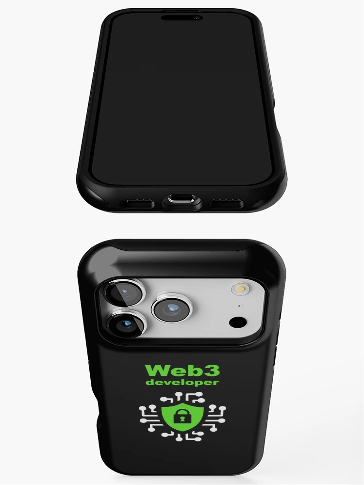 Thumbnail 3 of 4, iPhone Case, Web3 Developer, Blockchain Developer, Cryptocurrency, Software Engineer, Computer Science, Fullstack Developer, Programming Humor, Dark designed and sold by Max-Wear.