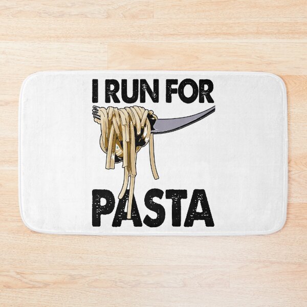 Item preview, I Run For Pasta designed and sold by Bendthetrend.