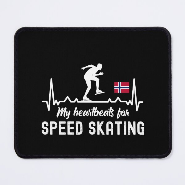 Item preview, My Heartbeats For Speed Skating, Speed Skating Fan designed and sold by SportyDogShop.