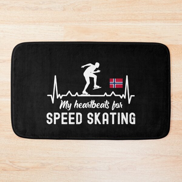 Item preview, My Heartbeats For Speed Skating, Speed Skating Fan designed and sold by SportyDogShop.