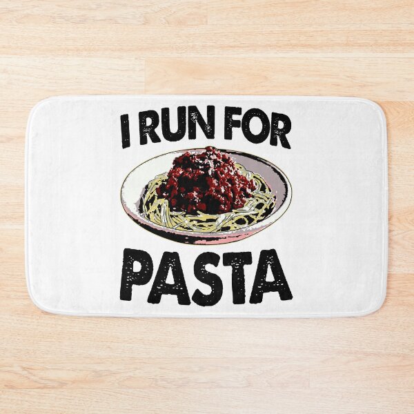 Item preview, I Run For Pasta designed and sold by Bendthetrend.