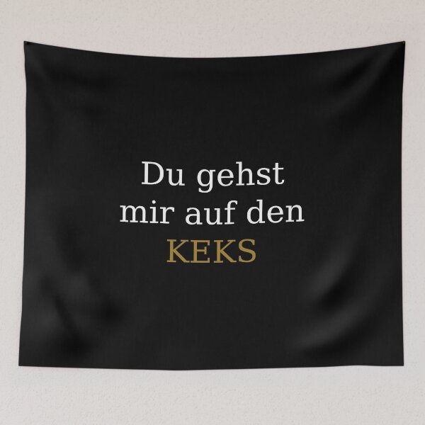Item preview, Du gehst mir auf den Keks - German saying for situation when someone is really getting on your nerves designed and sold by Raureif.