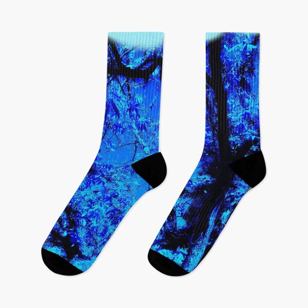 Item preview, Blue shades trees by Iritof designed and sold by iritof.
