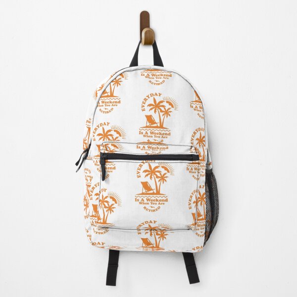Item preview, Everyday Is A Weekend When You Are Retired Funny Saying Orange  designed and sold by pedrored369.