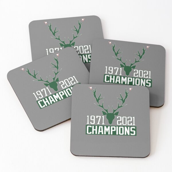 Item preview, Milwaukee basketball Champions 1971-2021 designed and sold by Feline Rockstars.
