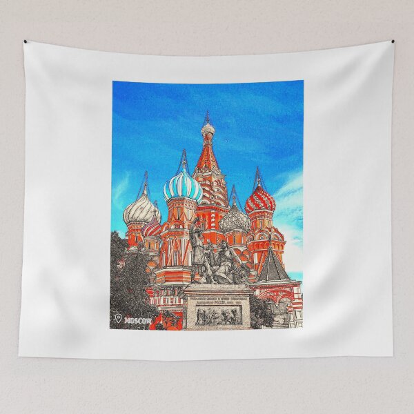 Aperçu de l'œuvre Ville de Moscou créée et vendue par Alexandra Rty.