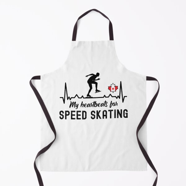 Item preview, My Heartbeats For Speed Skating, Speed Skating Fan designed and sold by SportyDogShop.