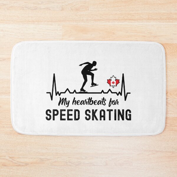 Item preview, My Heartbeats For Speed Skating, Speed Skating Fan designed and sold by SportyDogShop.