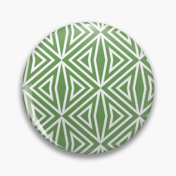 Item preview, Green and White Diamond Shape Tile Pattern 3 Pairs Coloro 2022 Popular Color Seaweed Green 062-55-25 designed and sold by ColorOfTheYears.