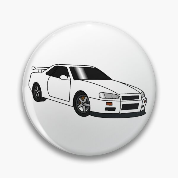 Artikelvorschau, Skyline Straßenauto Weiß entworfen und verkauft von Sparky-Art.
