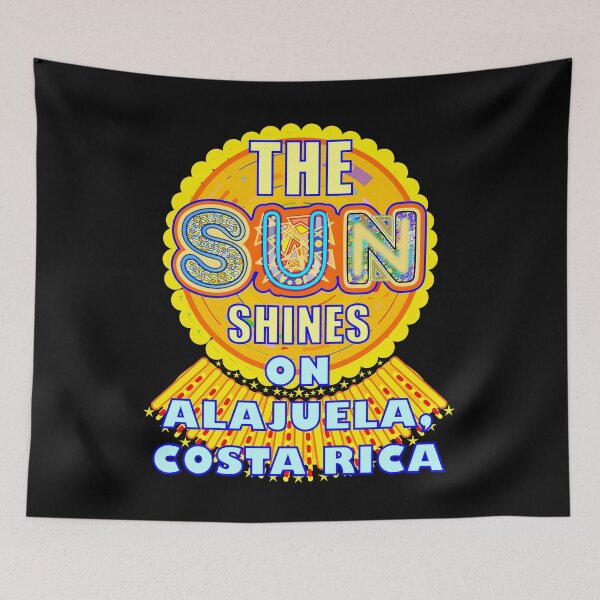Item preview, Alajuela Sun Shines Costa Rica Artful Sunshine designed and sold by artfulnotebook.