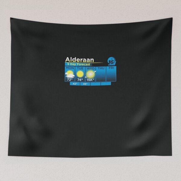 Item preview, ALDERAAN 5 DAY FORECAST Classic T-Shirt designed and sold by ValentinSigulla.