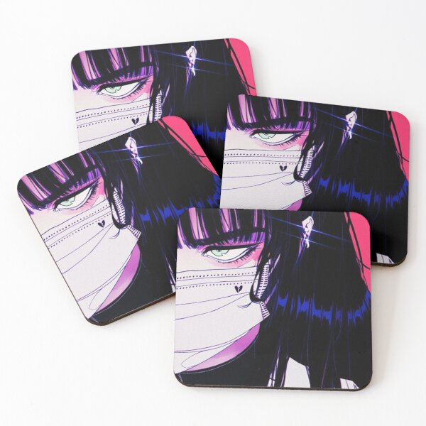 Item preview, Aesthetic Masked Anime Girl designed and sold by PourElla.