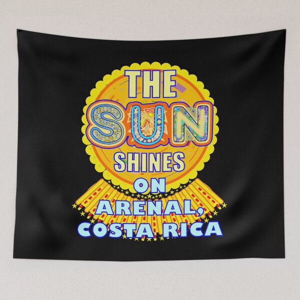 Item preview, Arenal Sun Shines Costa Rica Artful Sunshine designed and sold by artfulnotebook.