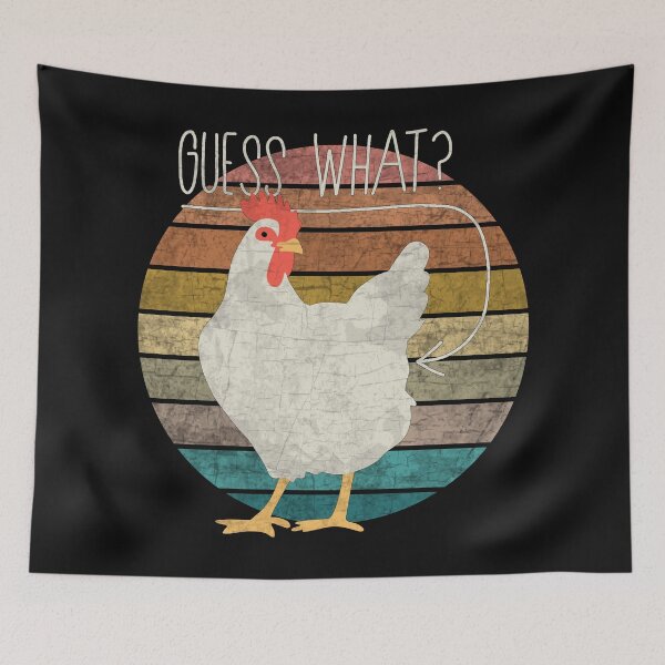 Item preview, Vintage Guess what - Chicken butt designed and sold by ValentinaHramov.