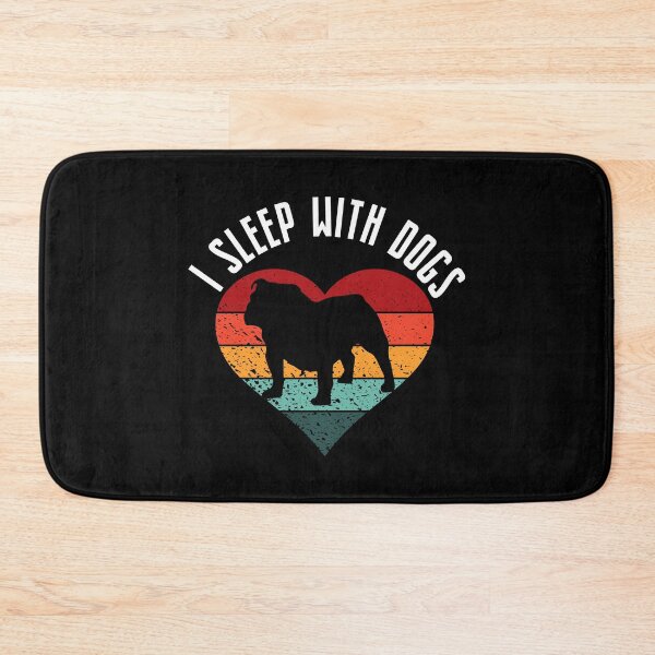 Item preview, Vintage Sunset I Sleep With Dogs Gift for Dog Lovers Pet, Bulldog Gifts designed and sold by OUSSAMAVIP.