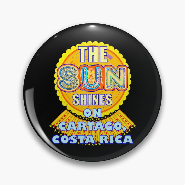 Item preview, Cartago Sun Shines Costa Rica Artful Sunshine designed and sold by artfulnotebook.