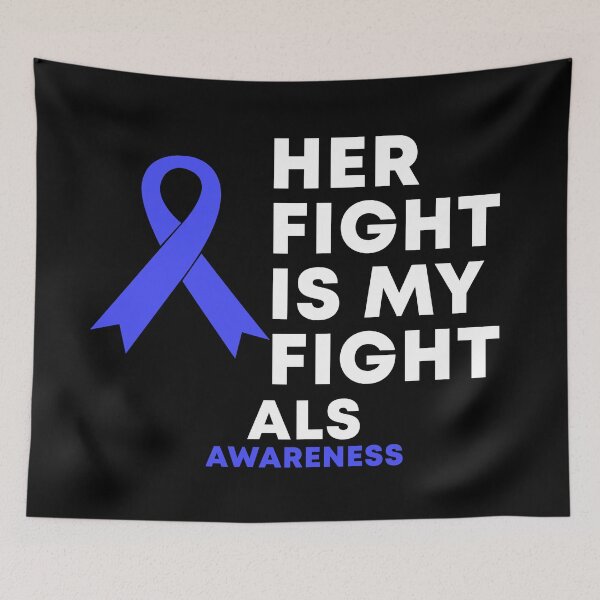 Item preview, Her Fight Is My Fight ALS Awareness designed and sold by Color-Sparkle.