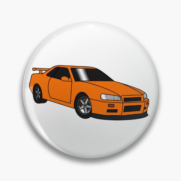 Artikelvorschau, Skyline-Straßenauto Orange entworfen und verkauft von Sparky-Art.