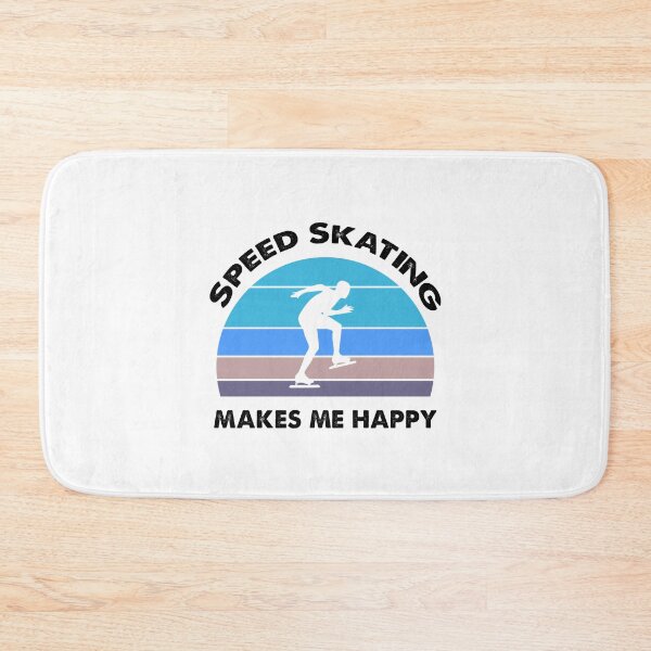 Item preview, Speed Skating Makes Me Happy, Speed Skating Fan designed and sold by SportyDogShop.