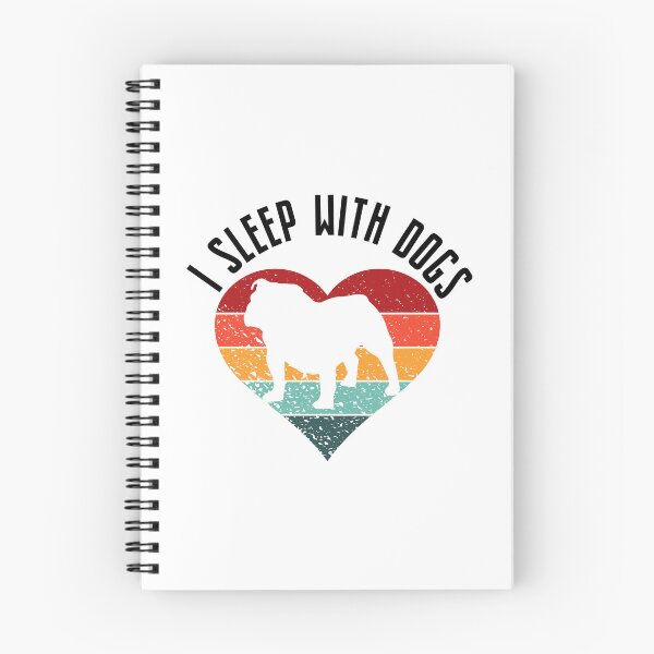 Item preview, Retro Sunset I Sleep With Dogs Gift for Dog Lovers Pet, Bulldog Gifts designed and sold by OUSSAMAVIP.