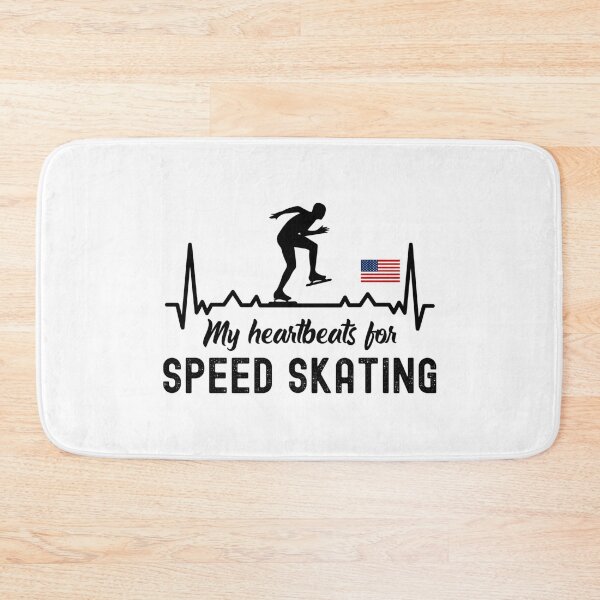 Item preview, My Heartbeats For Speed Skating, Speed Skating Fan designed and sold by SportyDogShop.