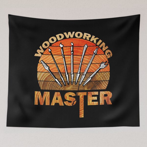 Item preview, Woodworking master trunk black background designed and sold by Chaos-Touch.