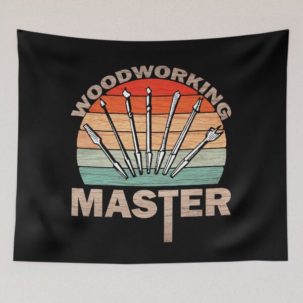 Item preview, Woodworking master black wood background designed and sold by Chaos-Touch.