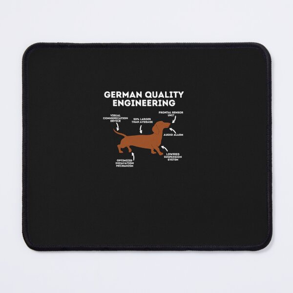 Item preview, Quality German Engineering - Dachshund Lover Wiener Dog T-Shirt designed and sold by PeggyAurin.