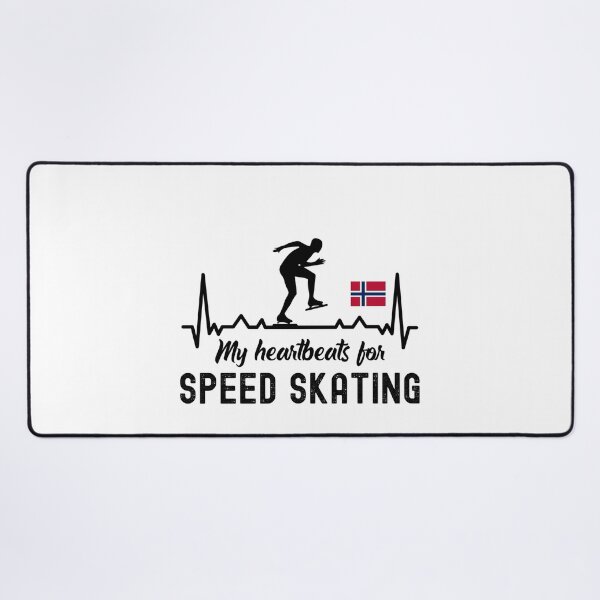 Item preview, My Heartbeats For Speed Skating, Speed Skating Fan designed and sold by SportyDogShop.