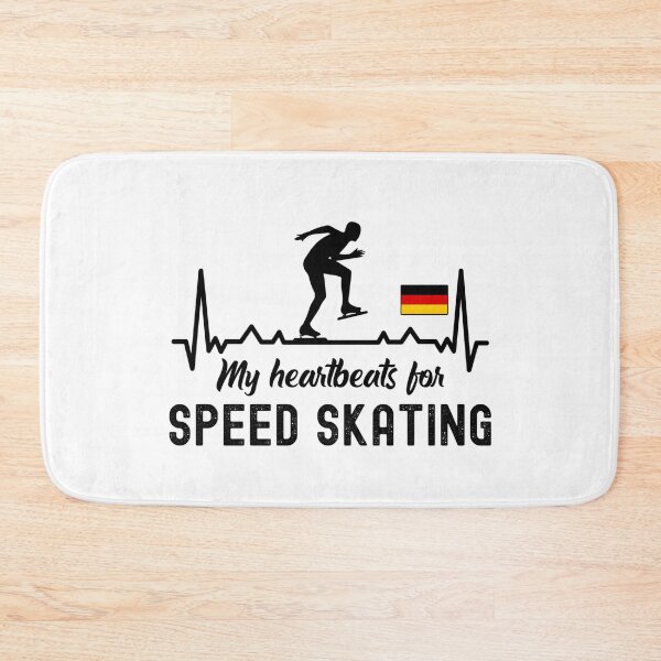 Item preview, My Heartbeats For Speed Skating, Speed Skating Fan designed and sold by SportyDogShop.