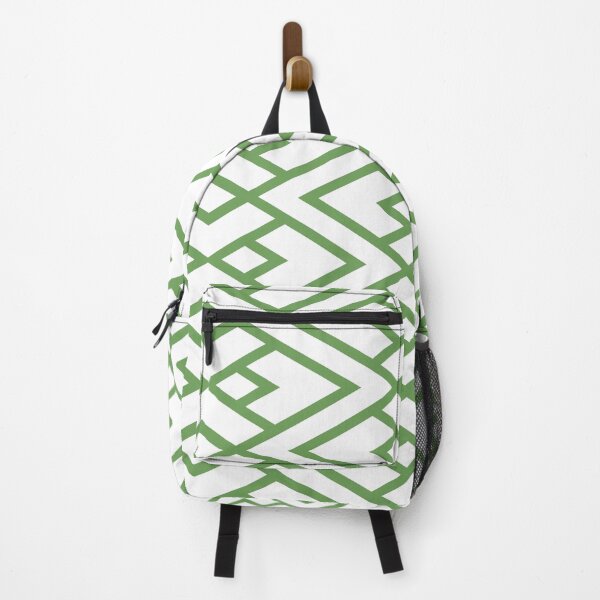 Item preview, Green and White Diamond Shape Pattern Pairs Coloro 2022 Popular Color Seaweed Green 062-55-25 designed and sold by ColorOfTheYears.