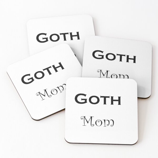 Item preview, Goth mom (black text) designed and sold by C.l S.