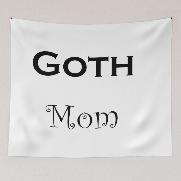 Item preview, Goth mom (black text) designed and sold by C.l S.