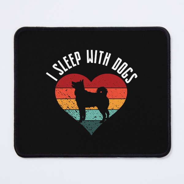 Item preview, Vintage Sunset I Sleep With Dogs Gift for Dog Lovers Pet, Husky Gifts designed and sold by OUSSAMAVIP.
